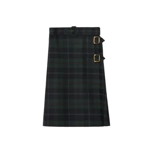 Burberry Check-pattern Skirt