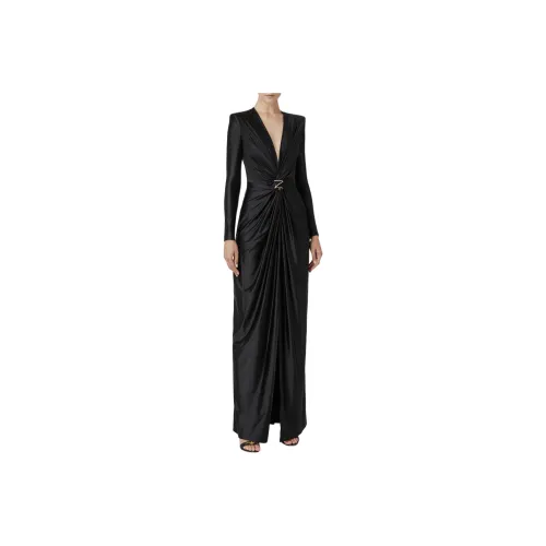 Elisabetta Franchi Ruffles Crepe Mini Dress