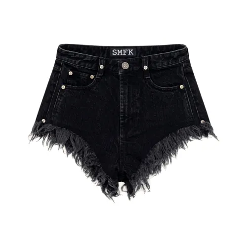 SMFK Wild World Wild World Series Denim Shorts Women's Denim Black