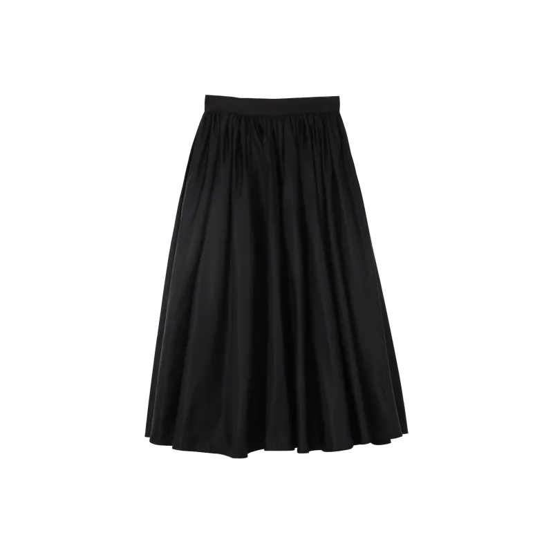 Fstudio Casual Long Skirts Women's Black-0