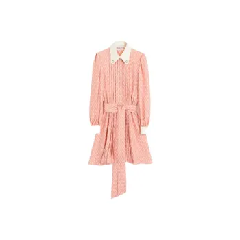 Valentino Long Sleeved Dress Women's Pink
