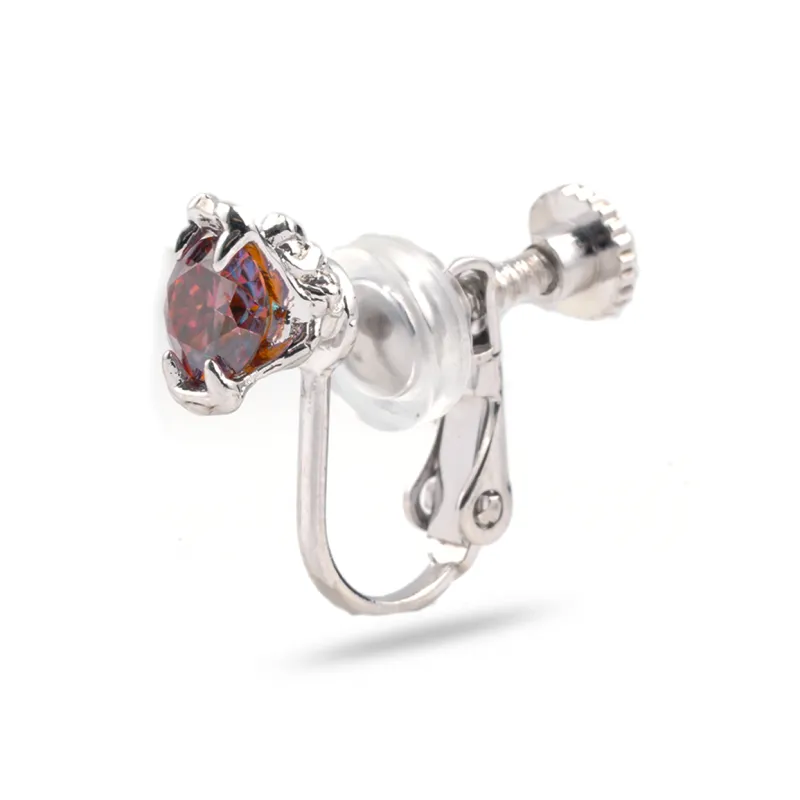 WIC Moissanite Clip On Earrings Unisex-1