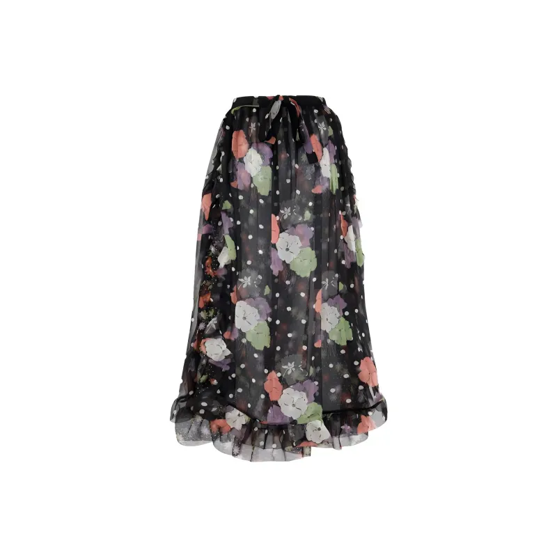 ETRO Floral Printed Flared Midi Skirt-0
