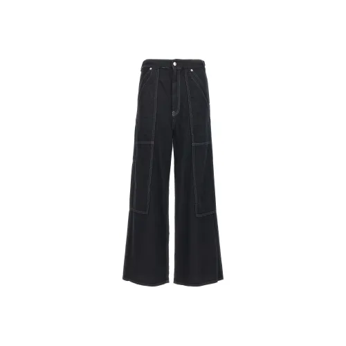 MM6 Maison Margiela Wide Leg Panelled Jeans