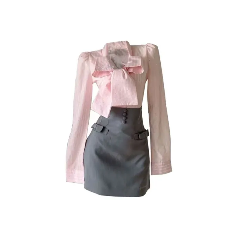 PUREIDOL Long Sleeved Dresses Women's-0