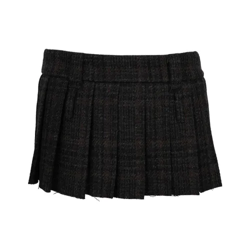 MIU MIU Casual Short Skirts Women's Multicolor