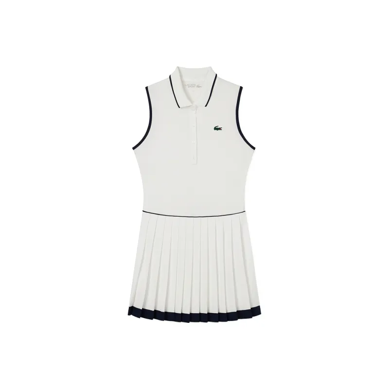 LACOSTE SS25 Sleeveless Dress Women's Two Piece Set-4