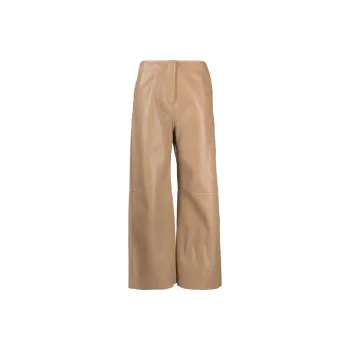 TOTEME Paneled Leather Trousers