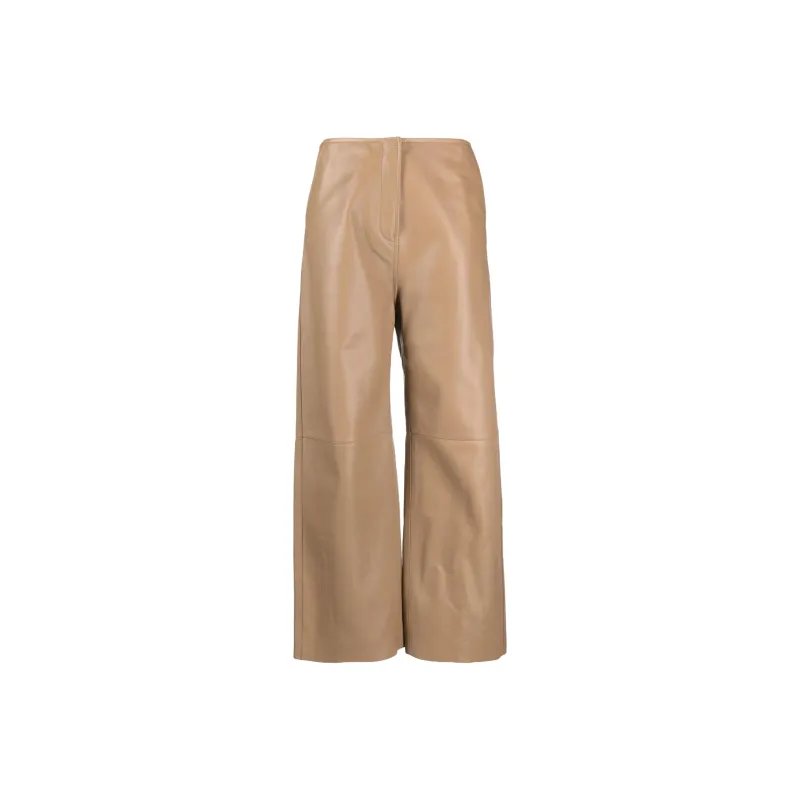 TOTEME Paneled Leather Trousers-0