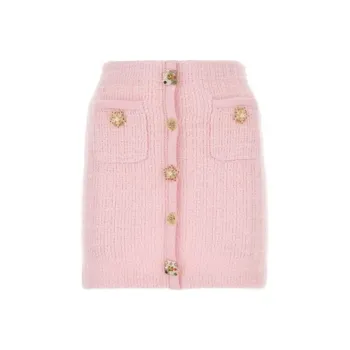 Self portrait Casual Short Skirts Women's Pink