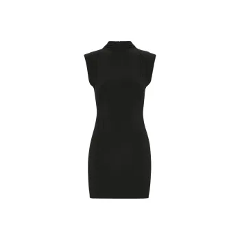 ARITZIA Babaton Vestry Dress Sleeveless Dress Women's BLACK/Black