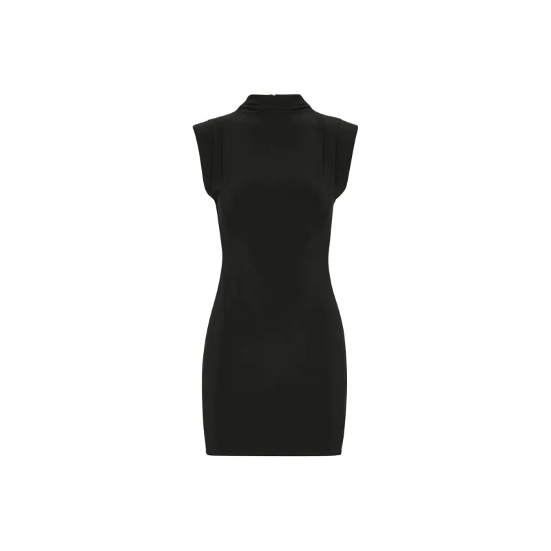 ARITZIA Babaton Vestry Dress Sleeveless Dress Women's BLACK/Black-0