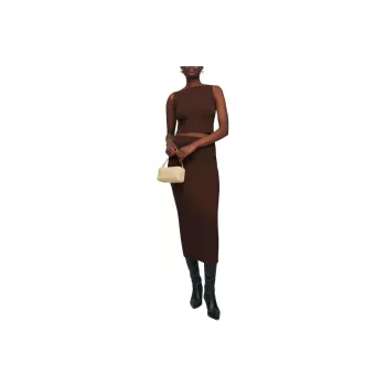 REFORMATION Elowen Knit Two Piece Skirt Set Women's Coffee