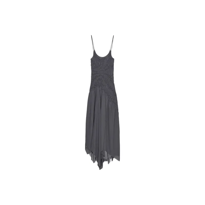 ZARA Slip Dresses Women's Blue-0