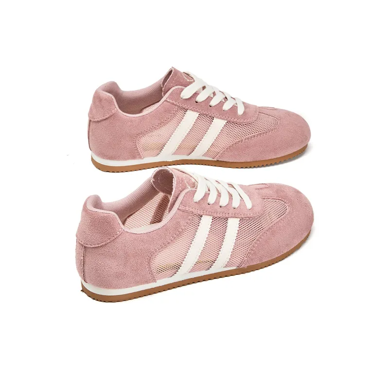 La Chapelle Anti Slip Wear Resistant Low Top Casual Shoes Women's Cherry Blossom Pink-3