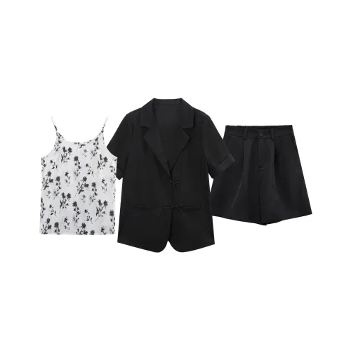 A Paradise For Awakening Casual Suit Women's Black