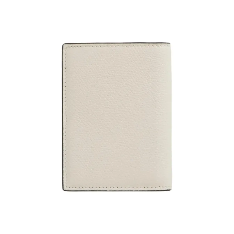 Valentino Calfskin Wallet Men's White-1