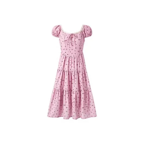 ABCMININ Short Sleeved Dress Women's
