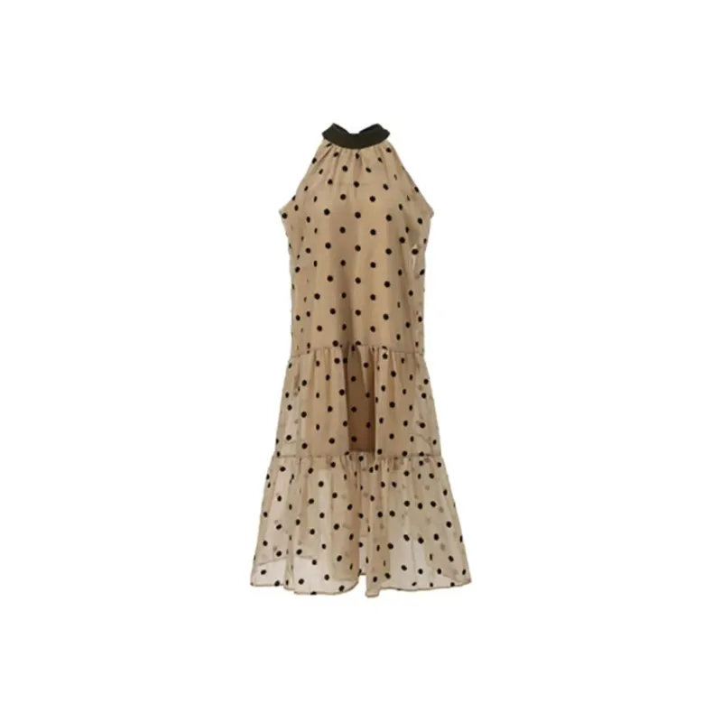 SECFLY OFFICIAL Sleeveless Dress Women's Khaki-0