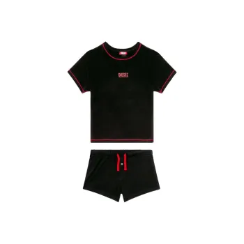 DIESEL Casual Suit Women's Black Red