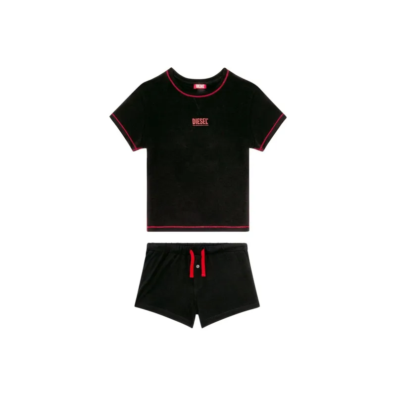 DIESEL Casual Suit Women's Black Red-0