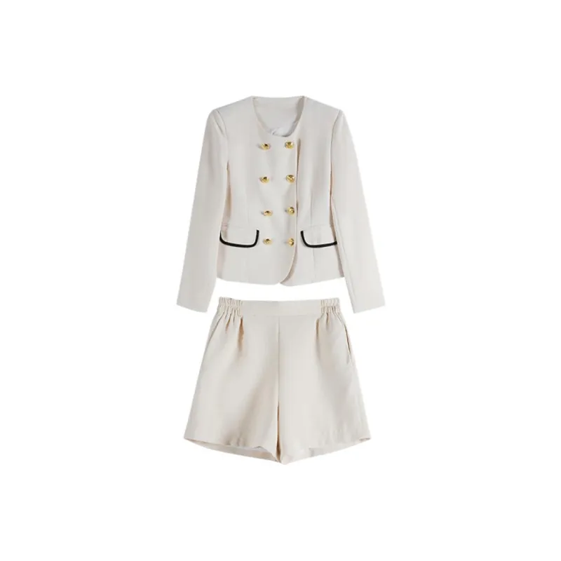Emodues Casual Suit Women's White-0