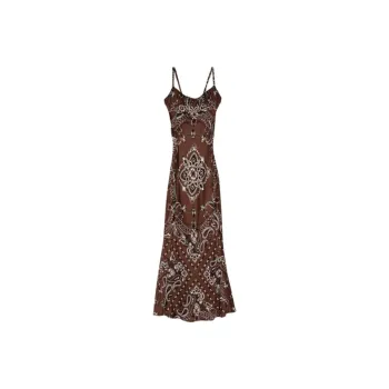 Sandro Bandana print Maxi Dress