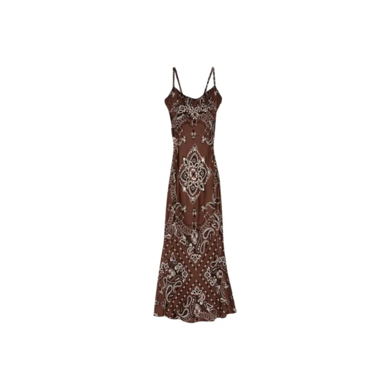 Sandro Bandana print Maxi Dress-0