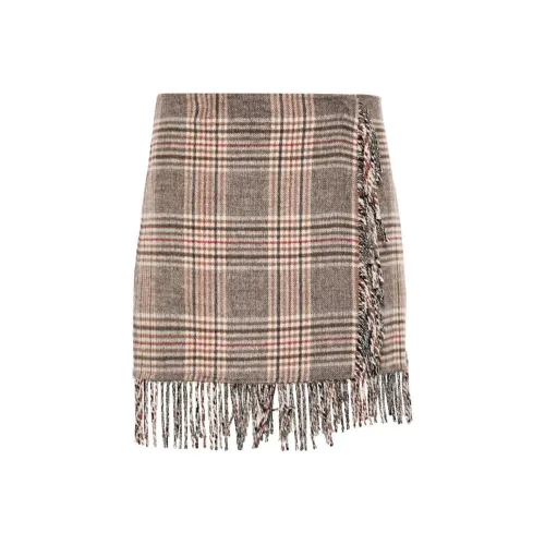 PAROSH FW24 Casual Short Skirts Women's Multicolor