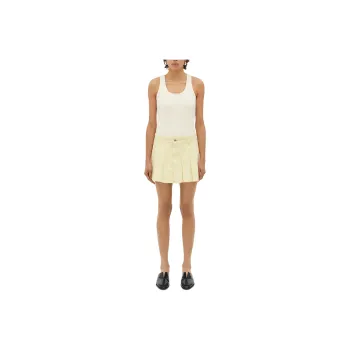 Bottega Veneta SS24 Casual Short Skirts Women's Yellow