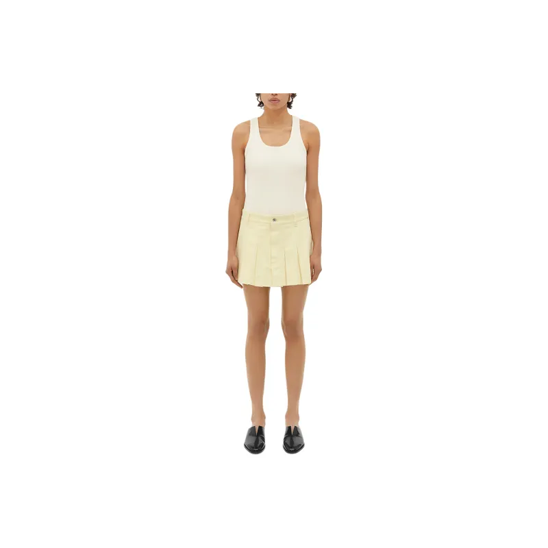 Bottega Veneta SS24 Casual Short Skirts Women's Yellow-0
