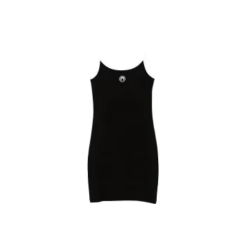 Marine Serre Moon logo Jersey Dress