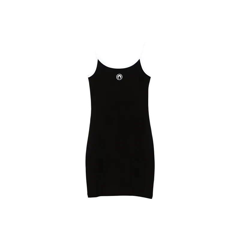 Marine Serre Moon logo Jersey Dress-0