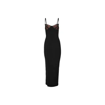 Tiger Mist ALLURA MAXI DRESS Slip Dress Women's Black