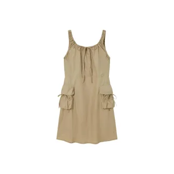 COVERNAT SS25 Sleeveless Dress Women's Beige