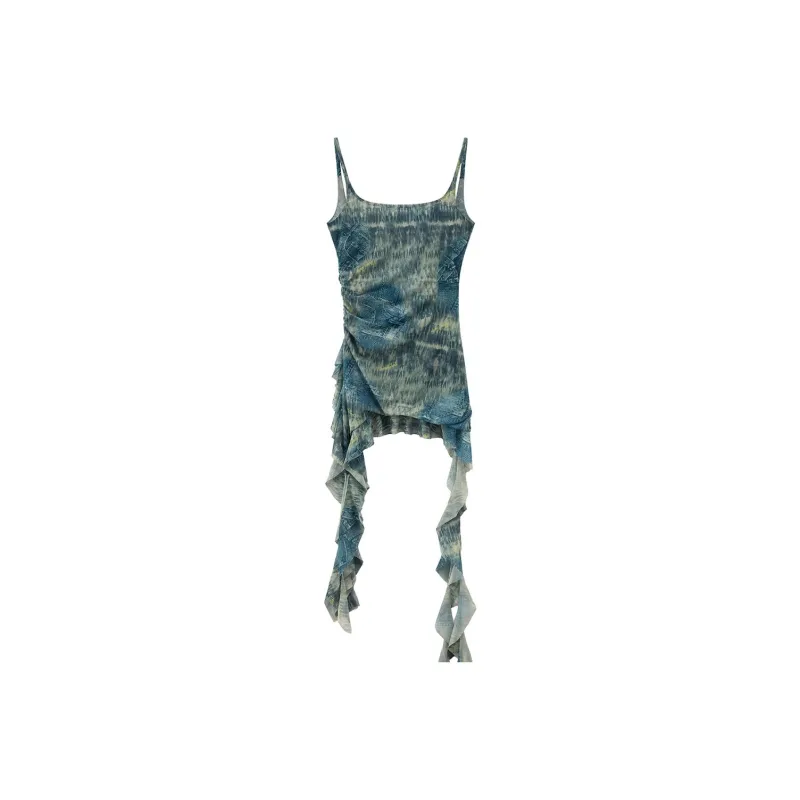 CHUU Slip Dress Women's Marine Blue-0