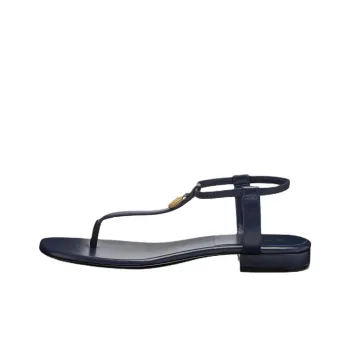 Loro Piana Mindil Infra One Strap Sandals Women's Dark Blue