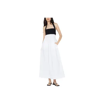 BEC+BRIDGE ILUKA MAXI DRESS Slip Dresses Women's Black/White