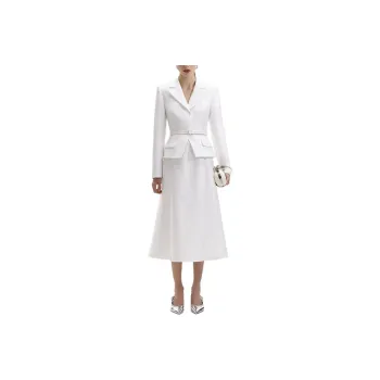 Self portrait Skirt Set Women's Pure White