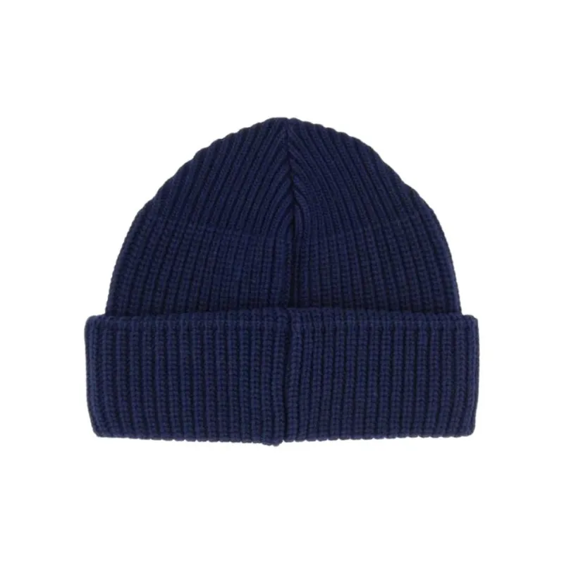 Vivienne Westwood Textile Fiber Beanies Women's Marine Blue-1