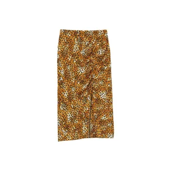 Maje Casual Long Skirts Women's Leopard Print