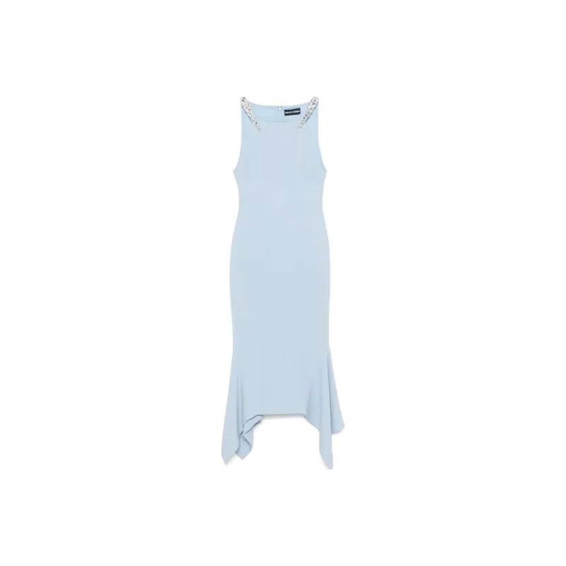 DAVID KOMA Crystal embellished Midi Dress-0