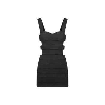 TOM FORD Intarsia Knit Mini Dress