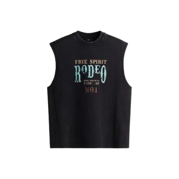 H&M Tank Tops Men Black