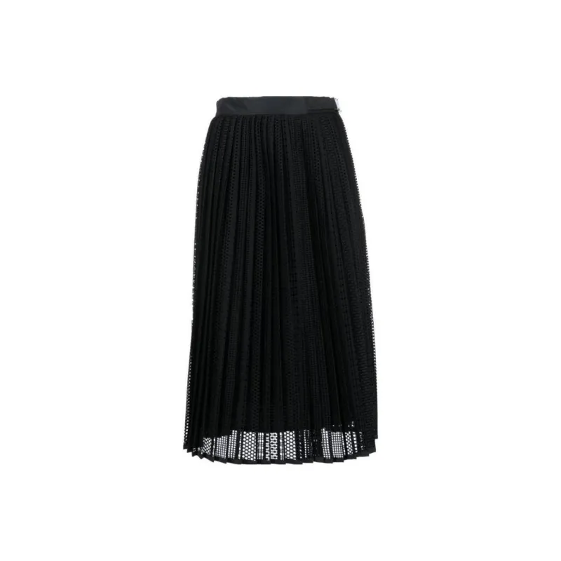 Moncler Pleated Midi Skirt-0