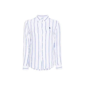 Polo Ralph Lauren SS24 Shirt Women's Medium Blue