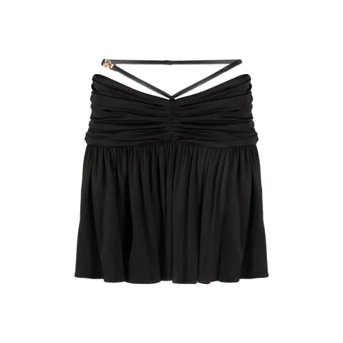 VERSACE Ruched-waist Mini Skirt