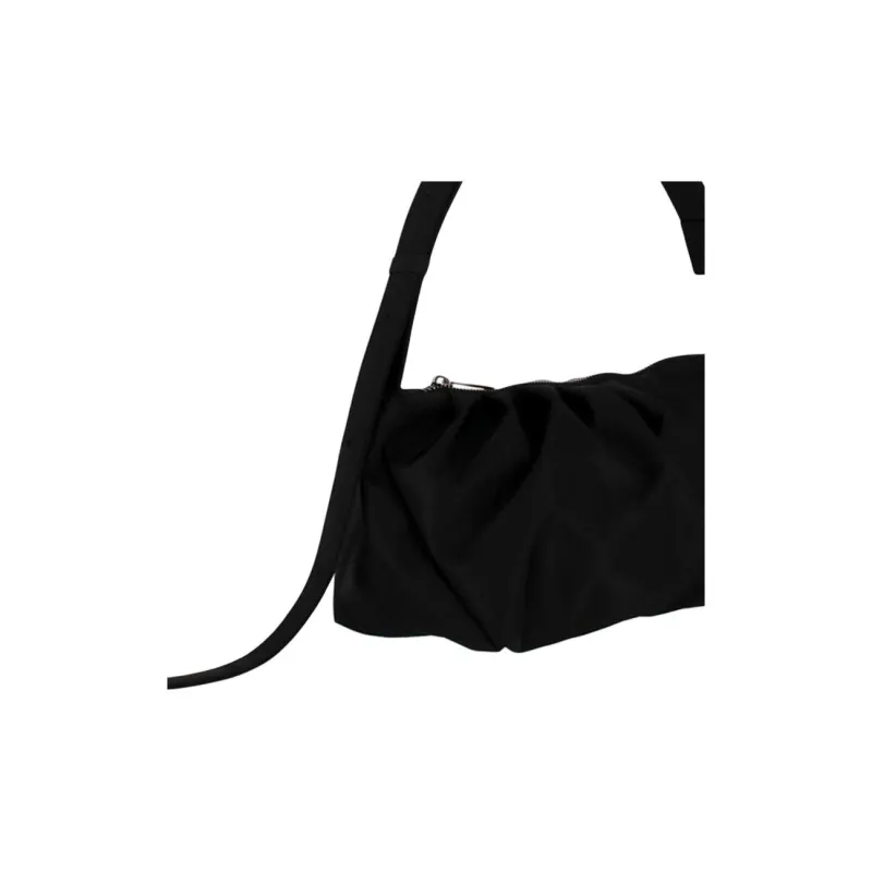 ALICE MARTHA Polyester One Shoulder Handbag Women's Black-3