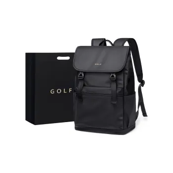 GOLF Water Repellent Fabric Backpack Men's Dusty Black/Elegant Gray