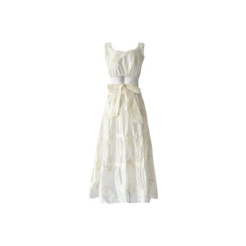 Udon House Slip Dress Women's Apricot